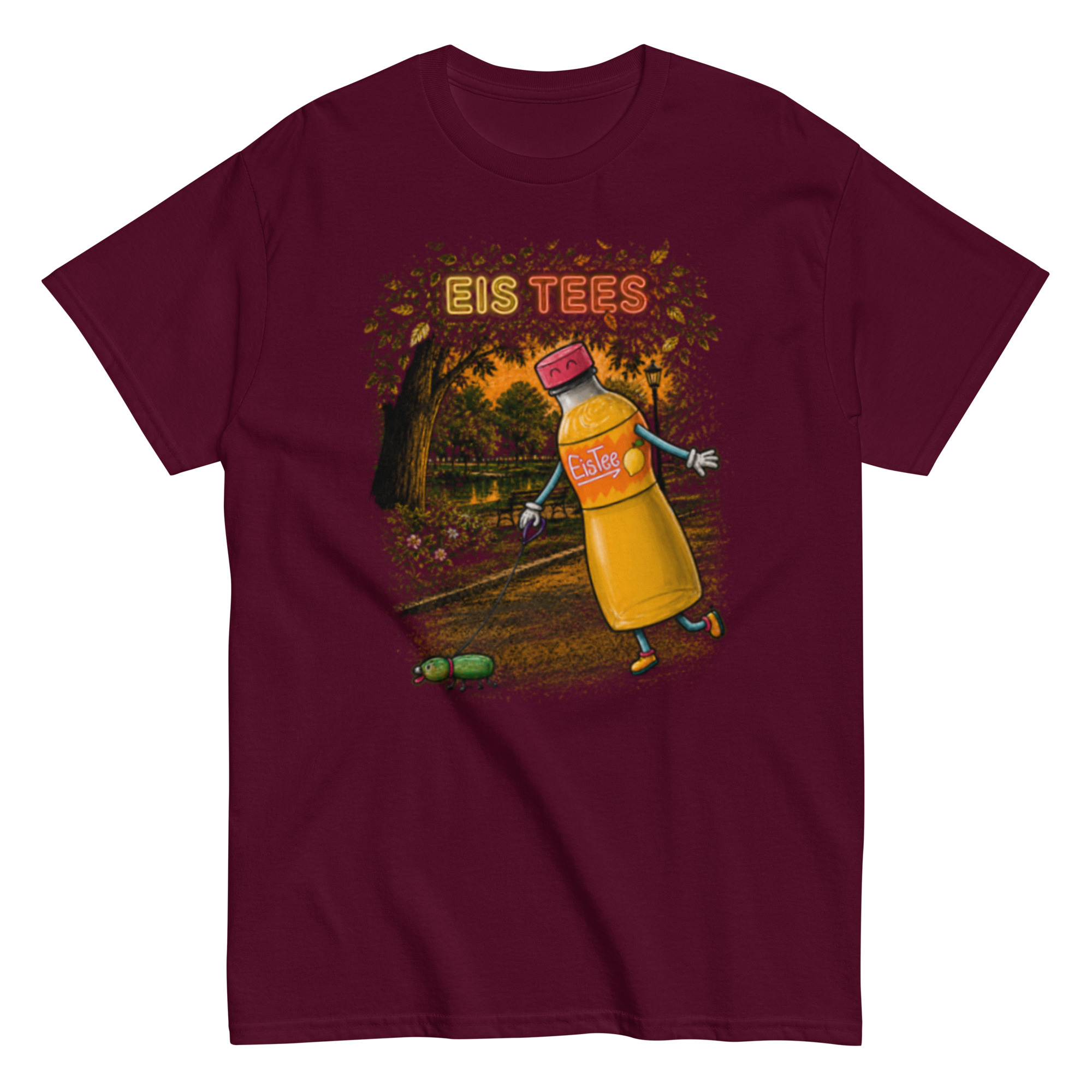 unisex classic tee maroon front 6aa3c2606dfdf.jpg